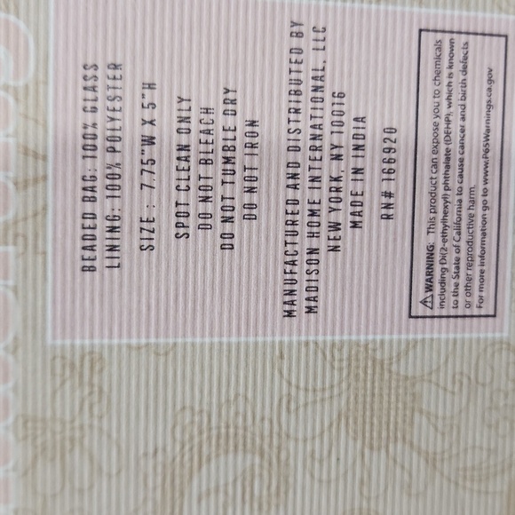 🔹️ Wandering Moon India Handmade Stripped Beaded "Sprtiz Please" Coin Pouch - Picture 6 of 7